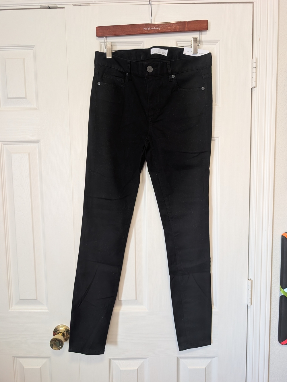 LOFT Black Slim High-Rise Jeggings